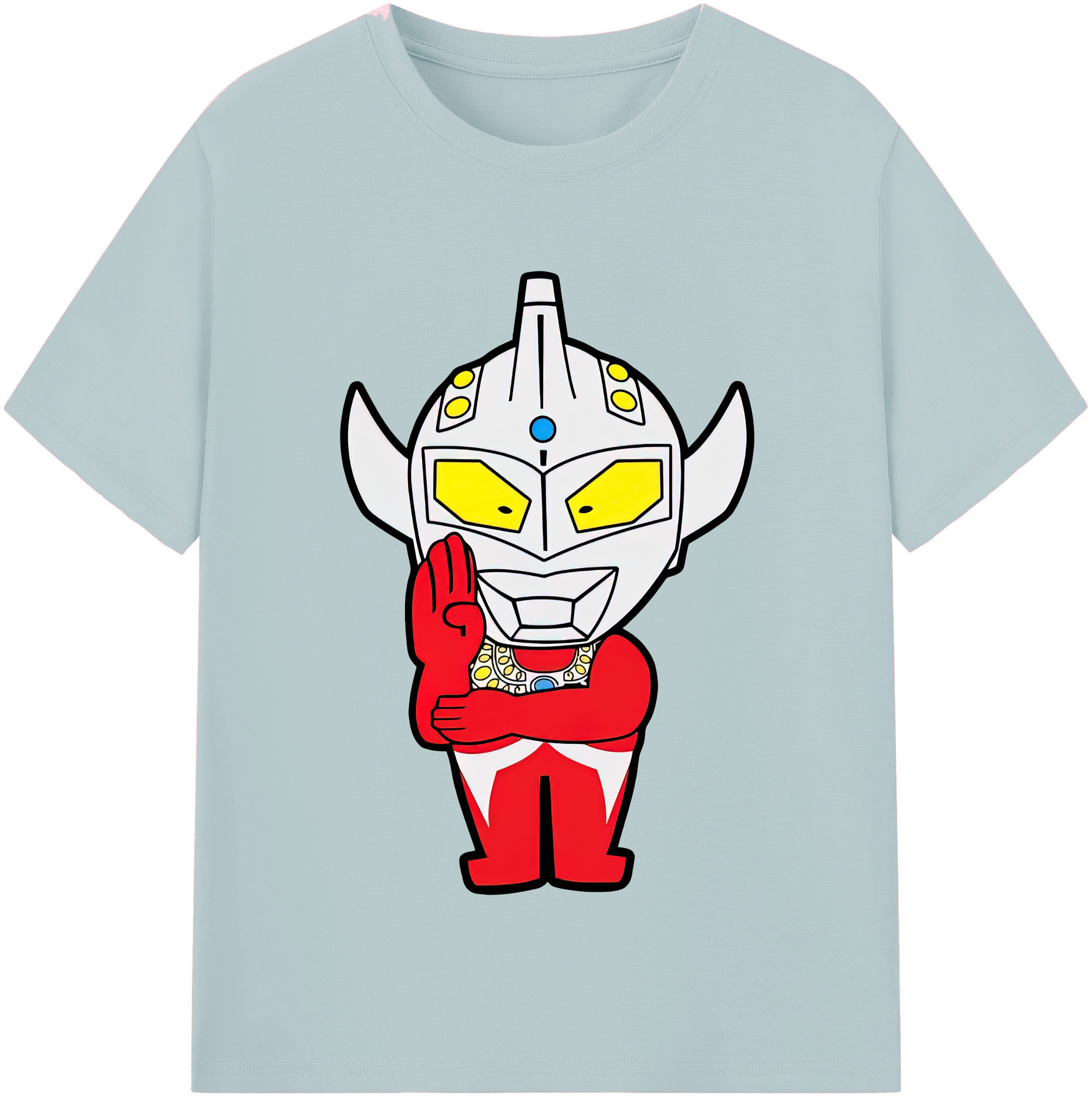 （画像用） ウルトラマン Ultraman 綿100％半袖Tシャツ（フロントプリント）